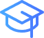 Graduation cap icon