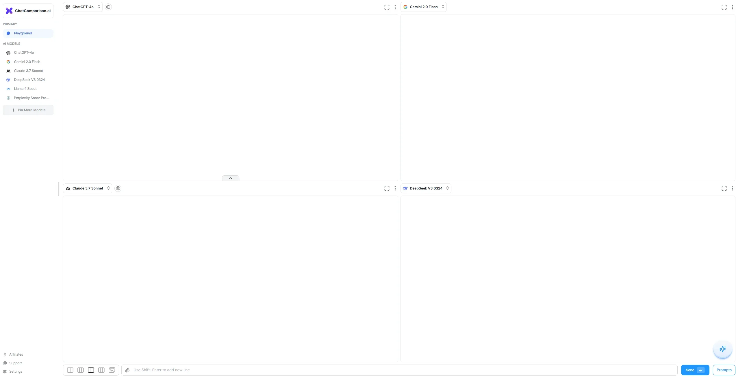 ChatComparison.ai screenshot