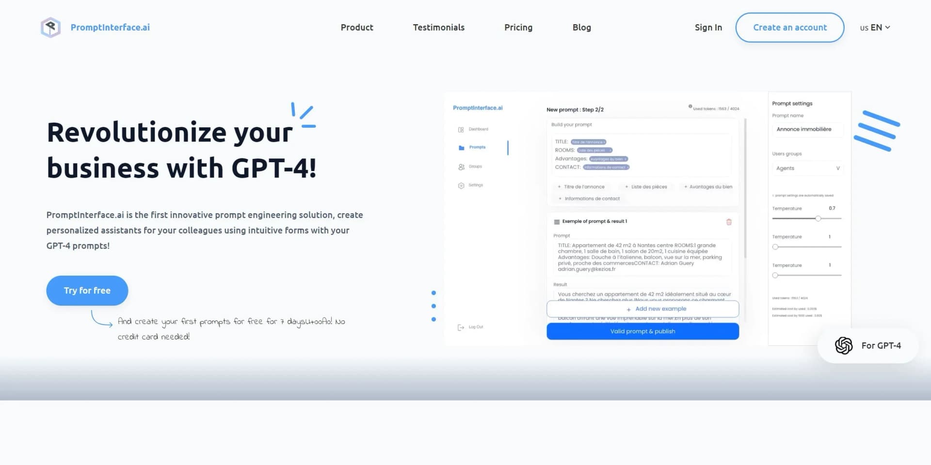 PromptInterface.ai screenshot