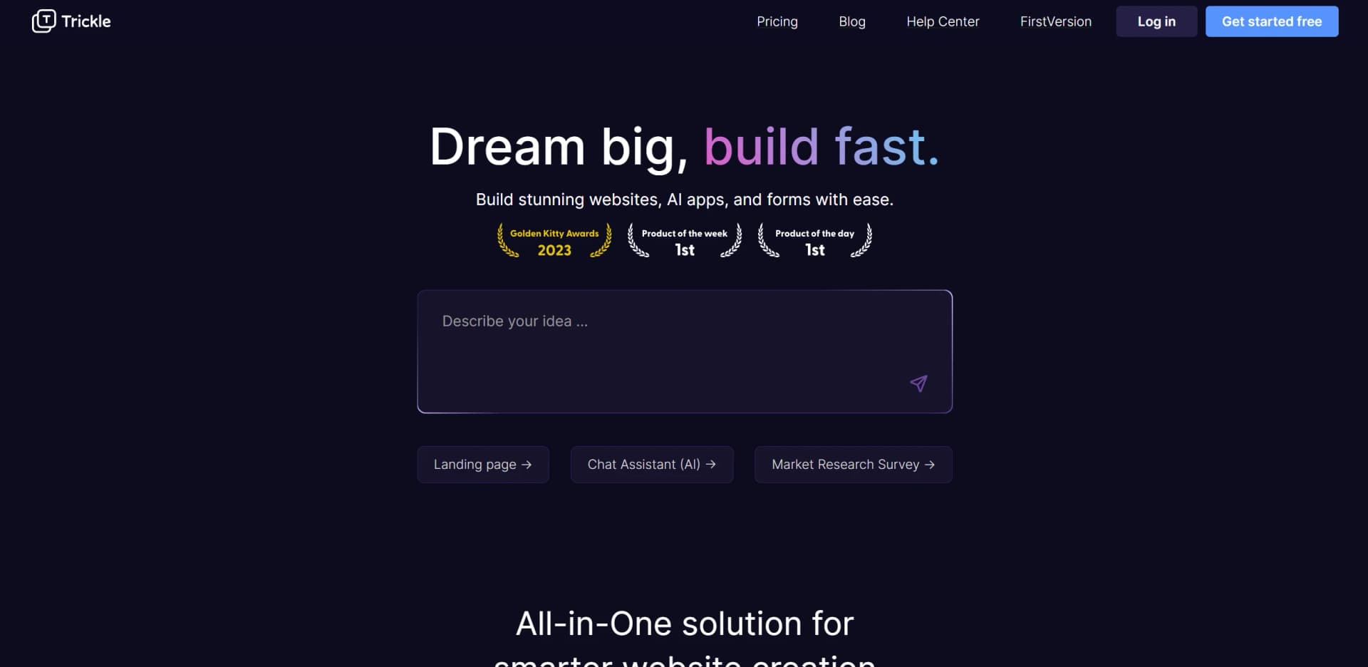 Trickle AI screenshot