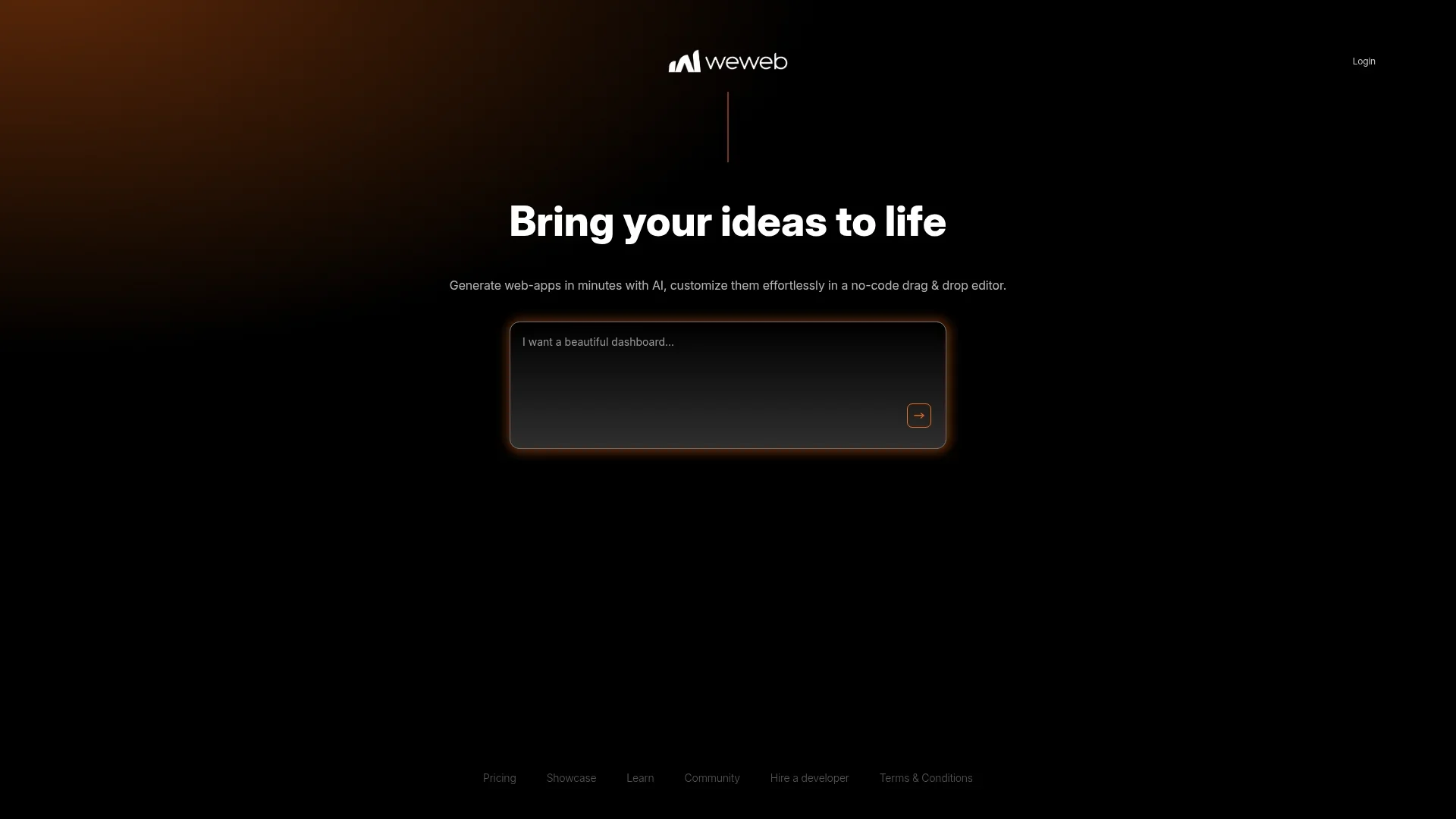 WeWeb screenshot
