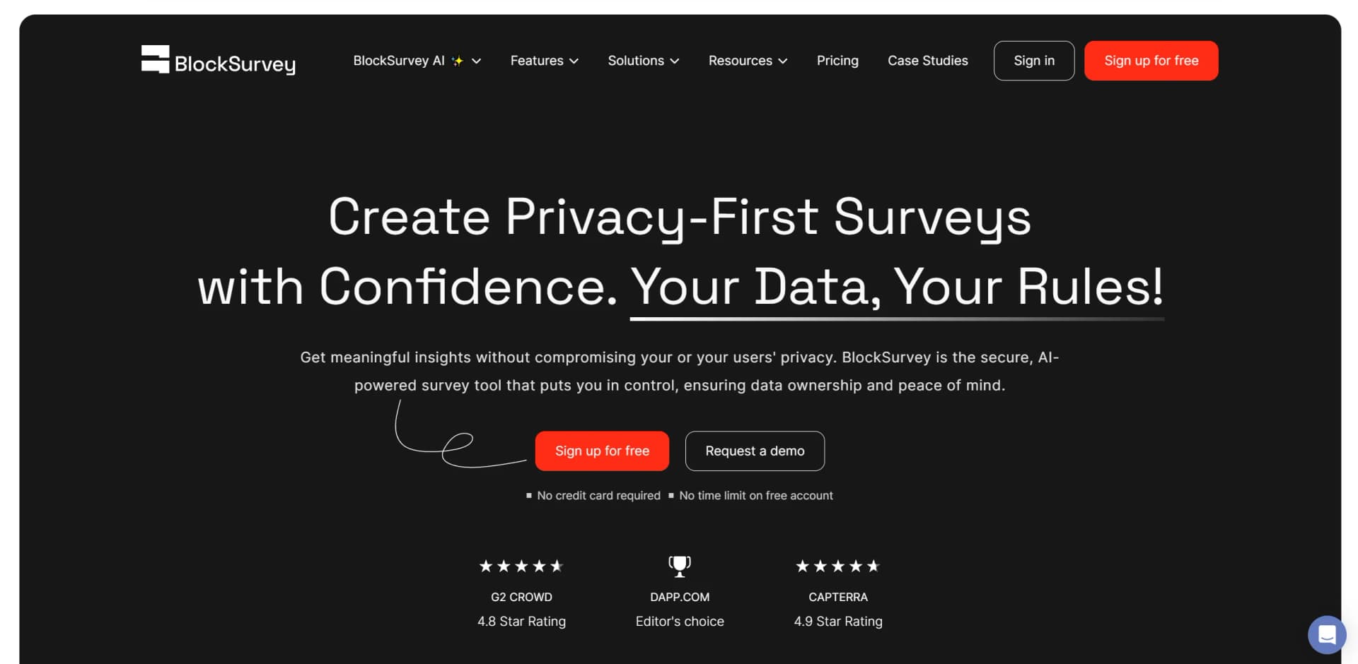 Block Survey screenshot
