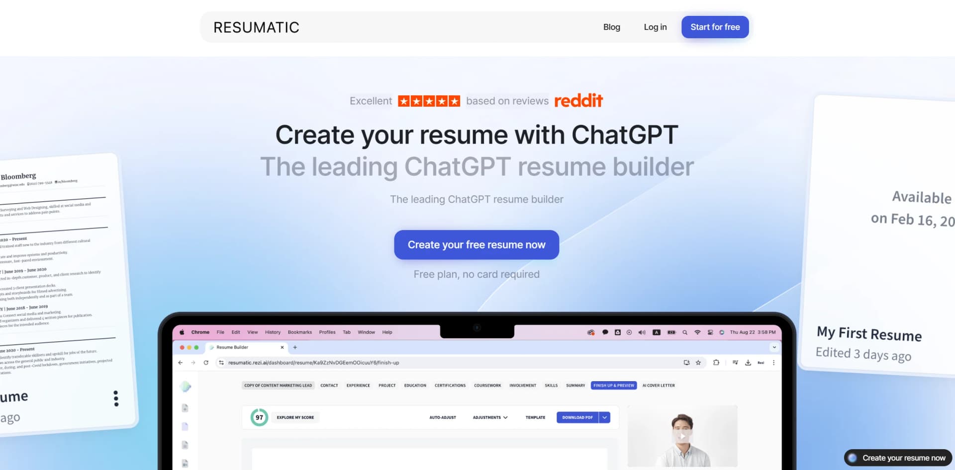 Resumatic screenshot