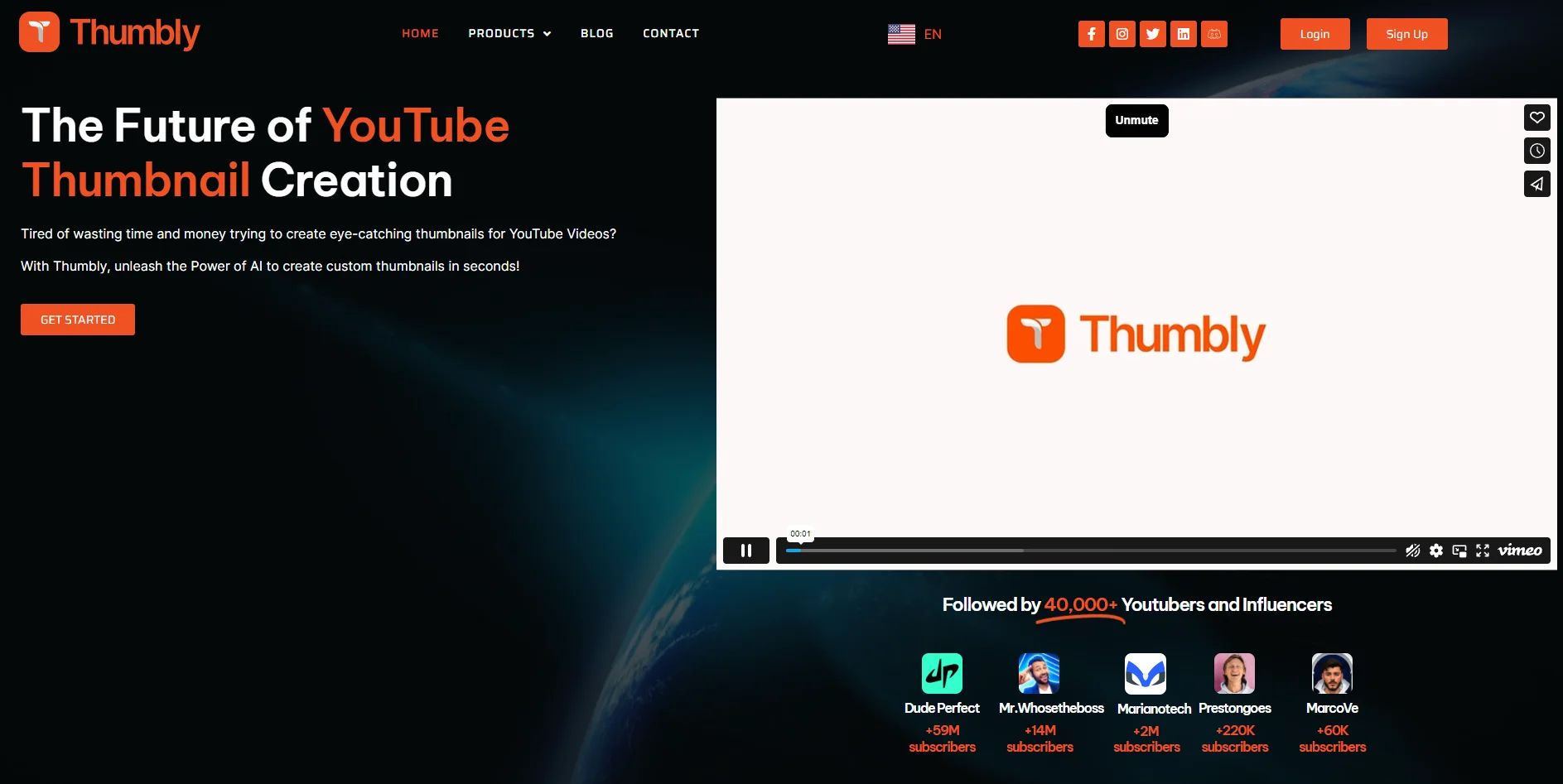 Thumbly screenshot