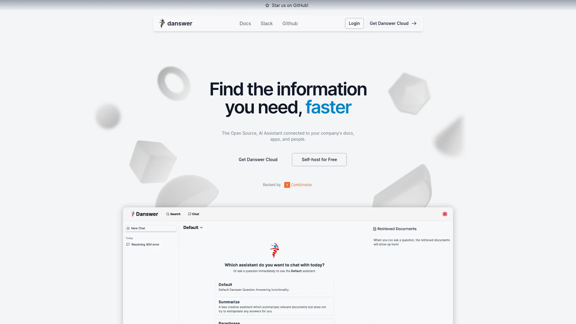 Danswer screenshot
