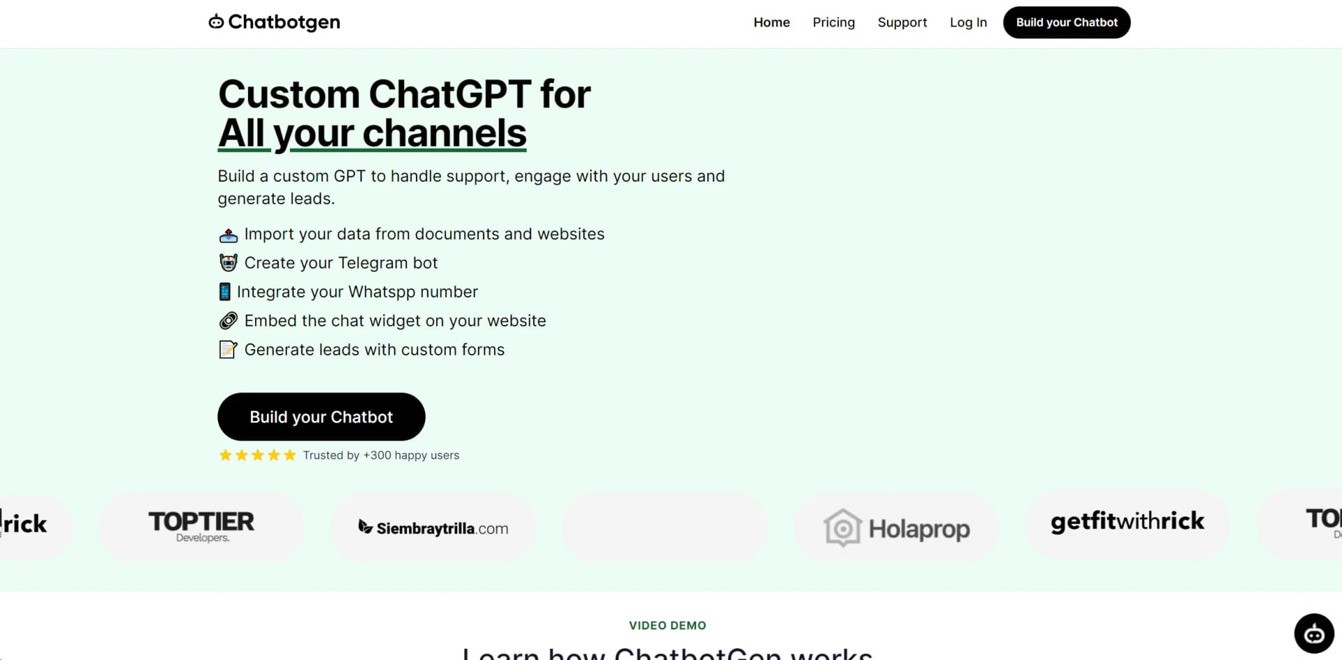 ChatbotGen screenshot