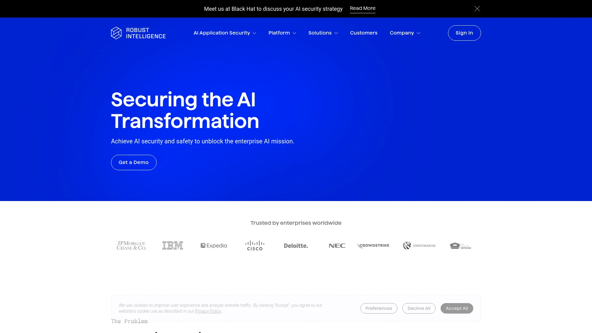 Robust Intelligence screenshot