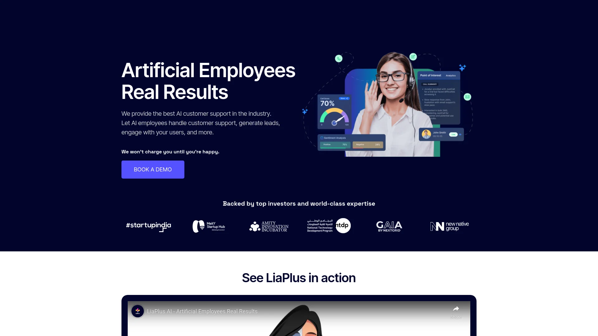 LiaPlus AI screenshot