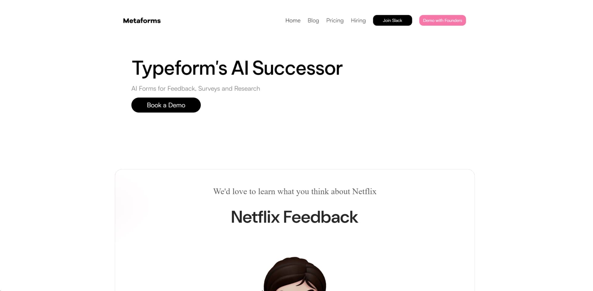 Metaforms screenshot