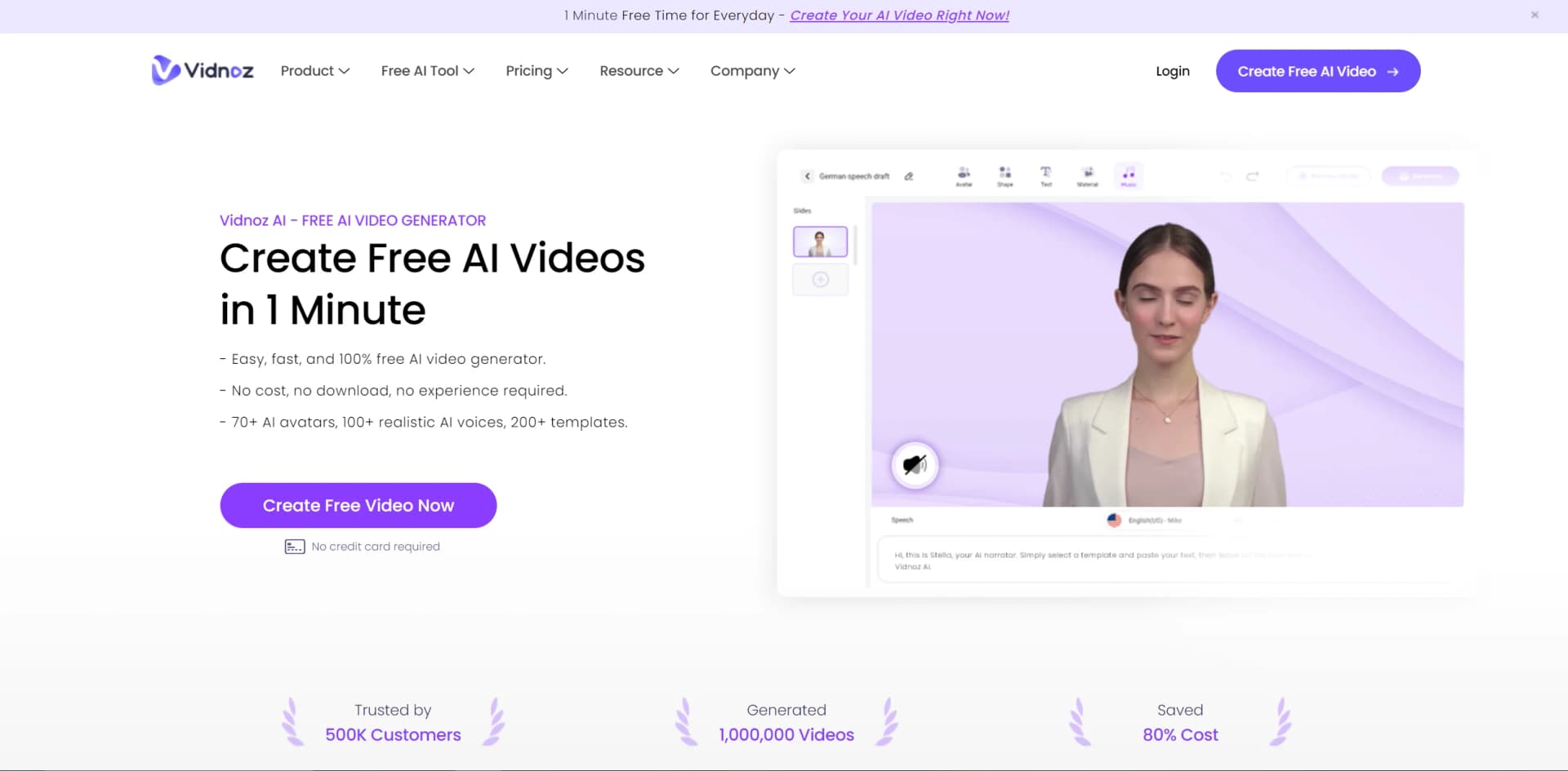 Vidnoz screenshot