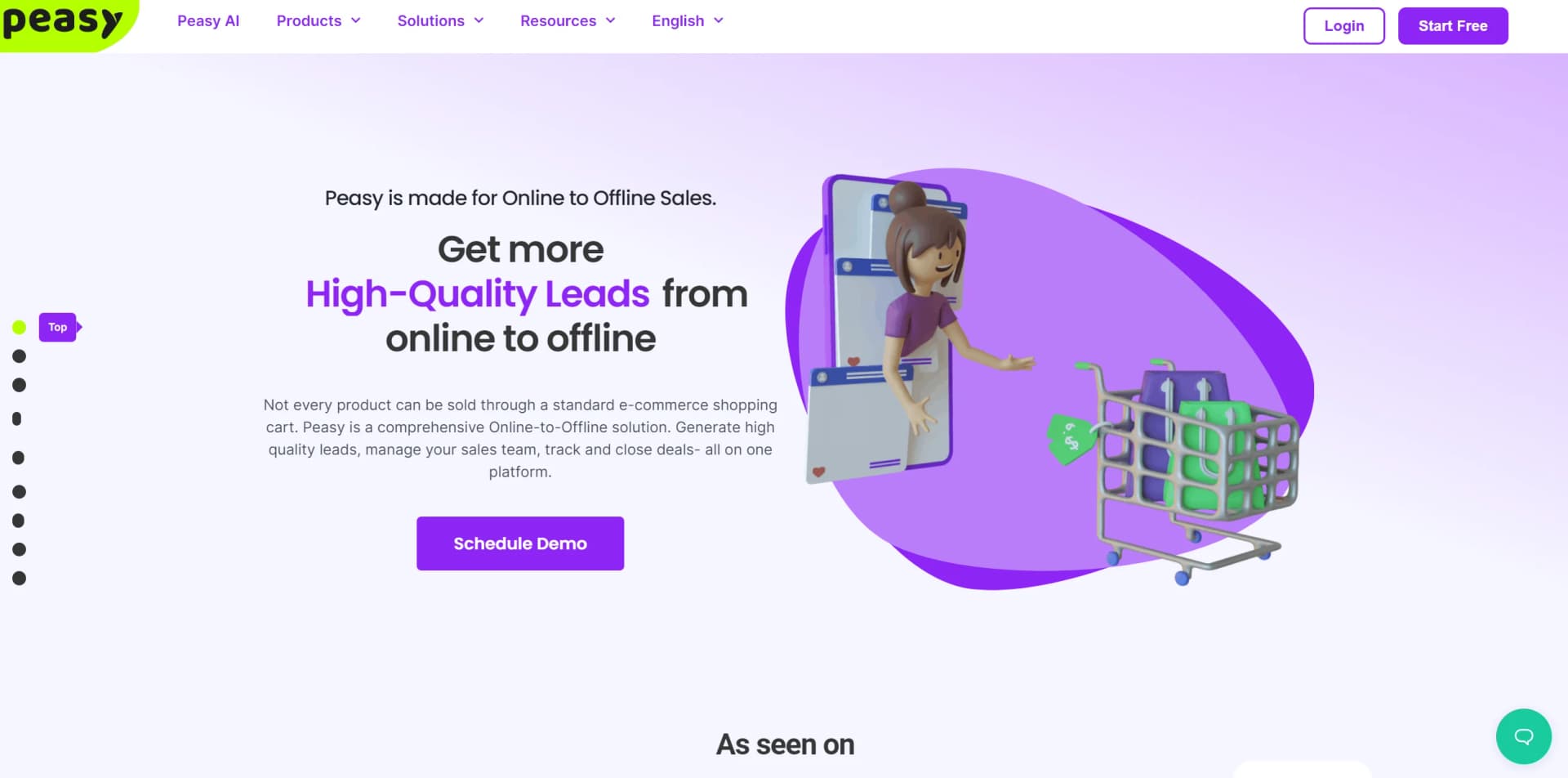 Peasy Sales screenshot