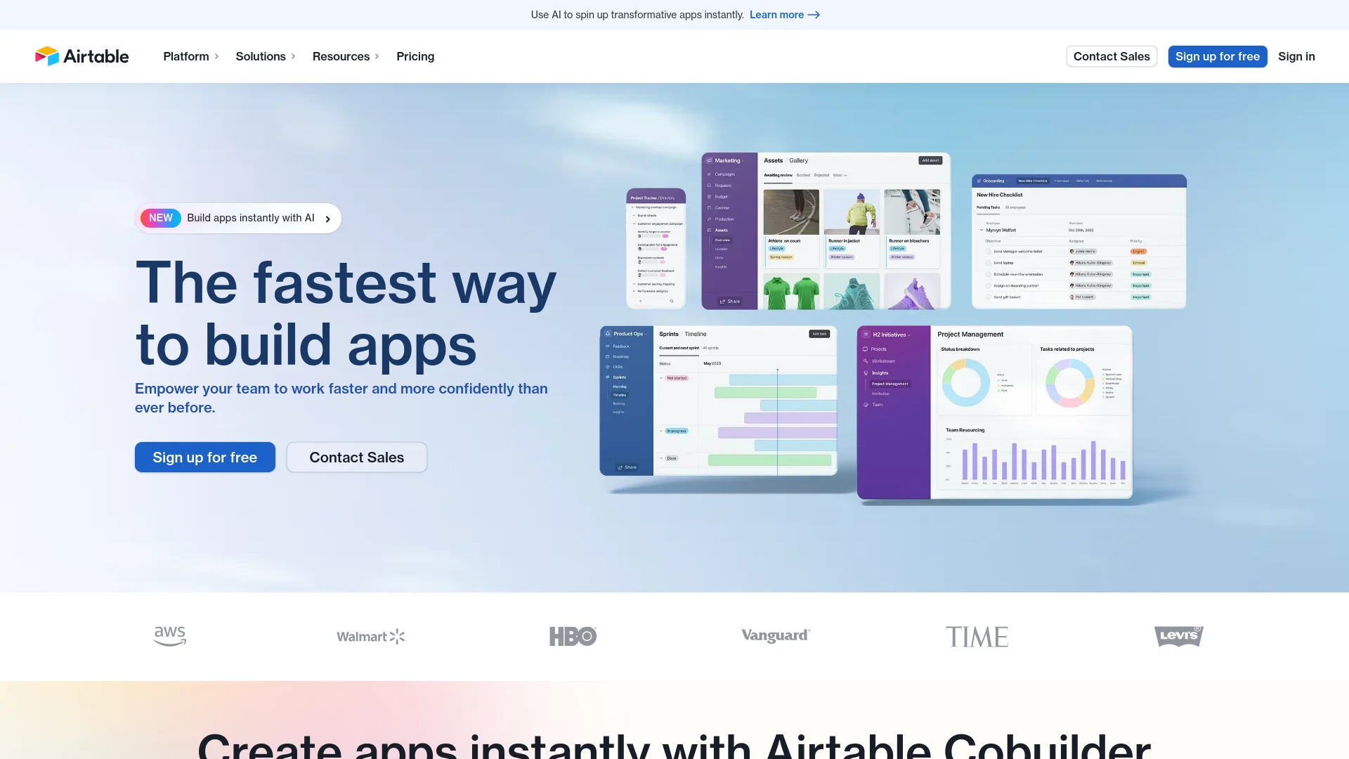 Airtable AI screenshot
