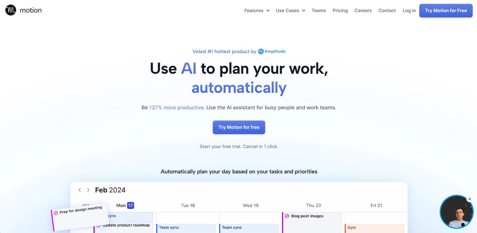 Motion screenshot