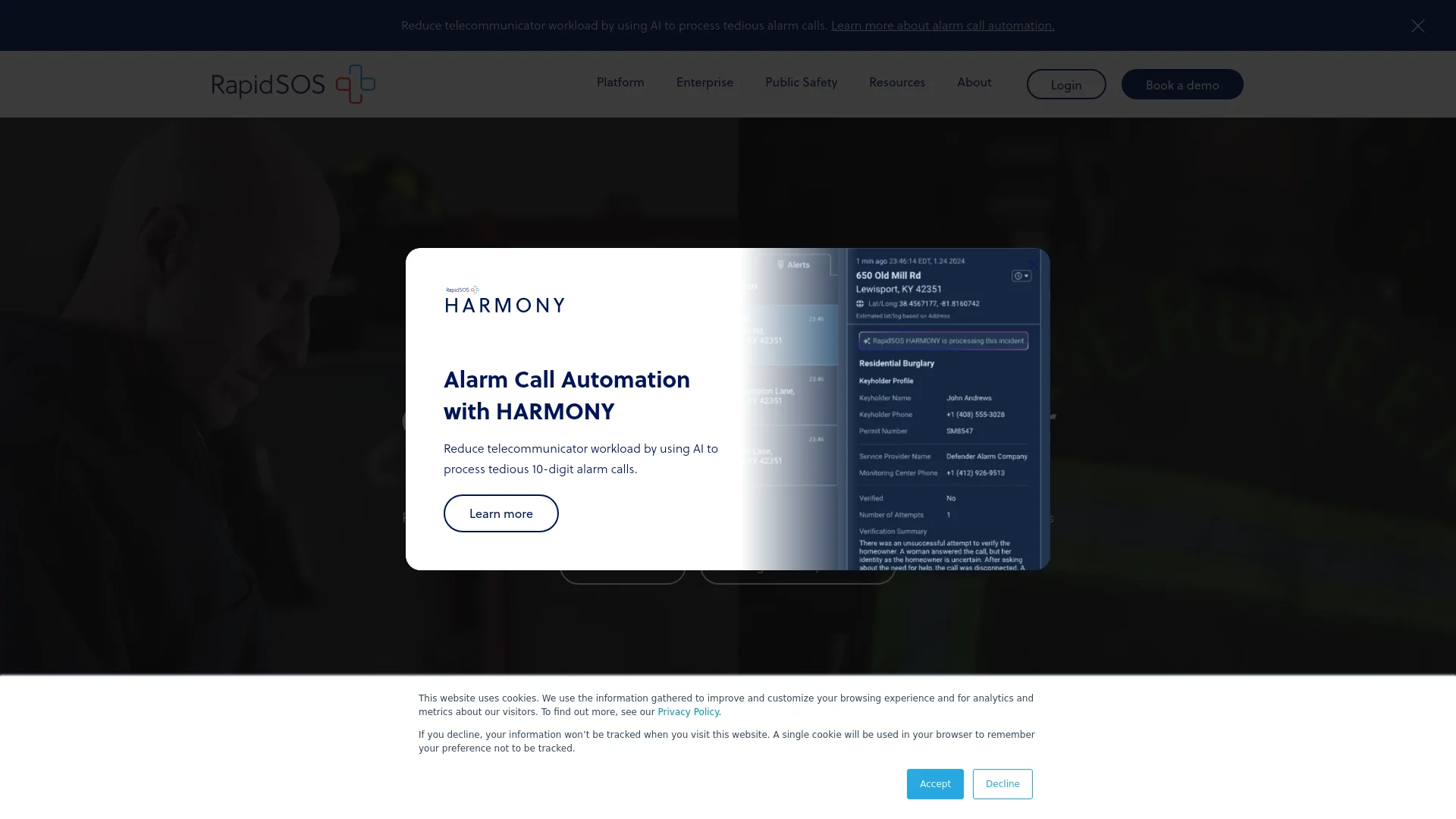 RapidSOS screenshot