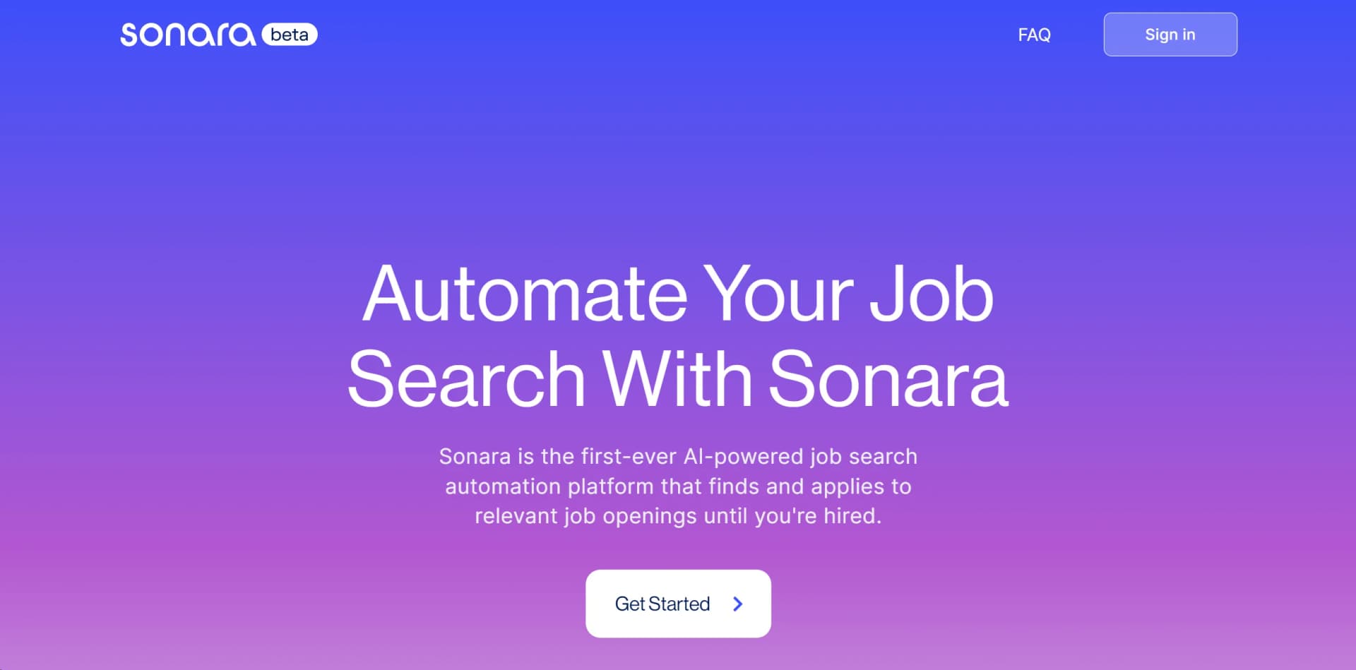 Sonara screenshot