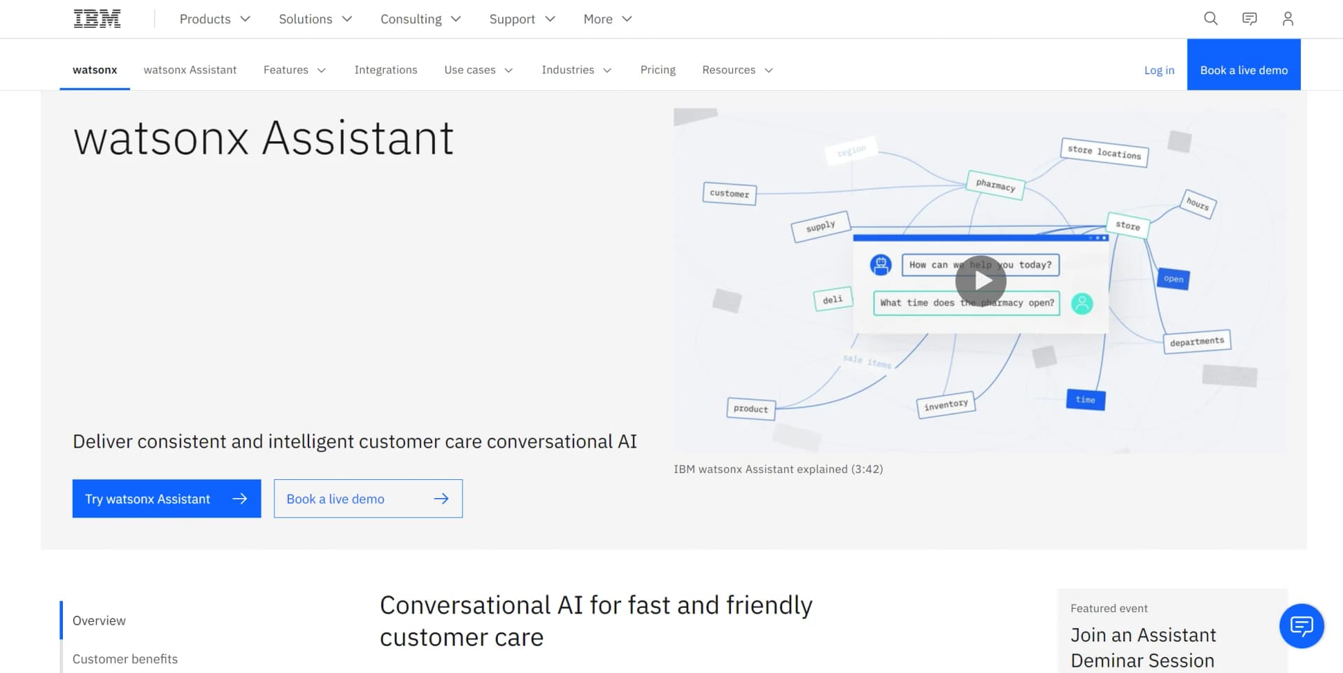 IBM watsonx screenshot