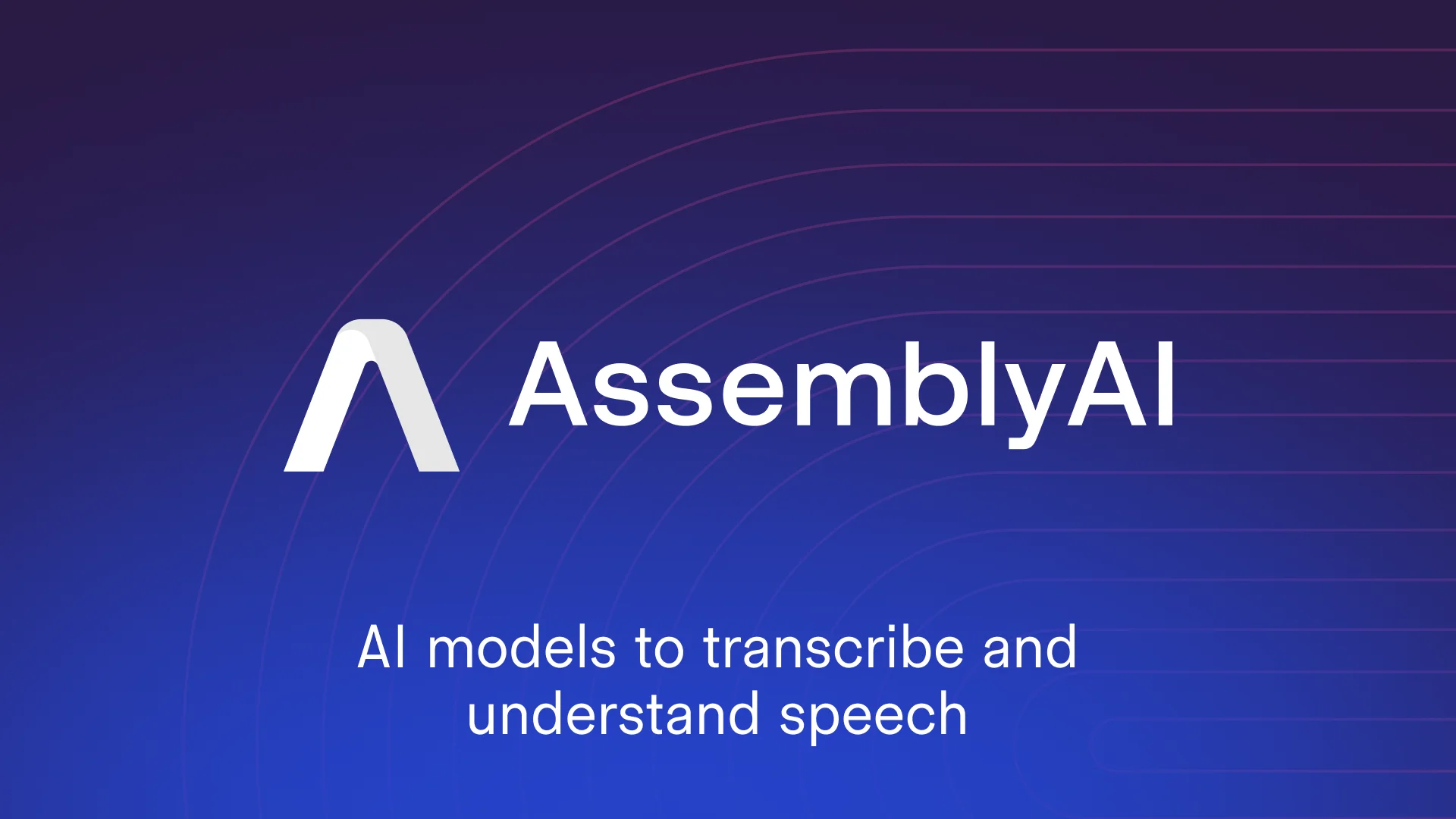 AssemblyAI screenshot