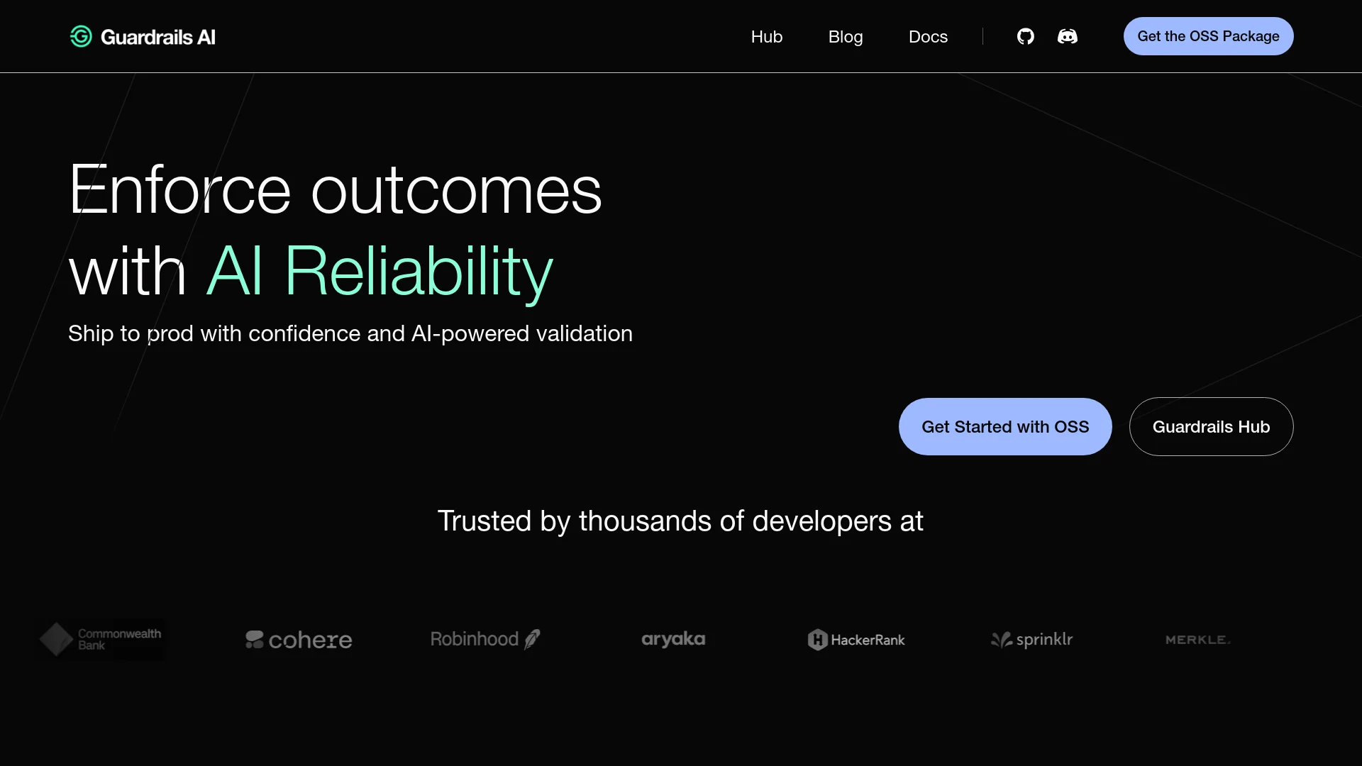 Guardrails screenshot