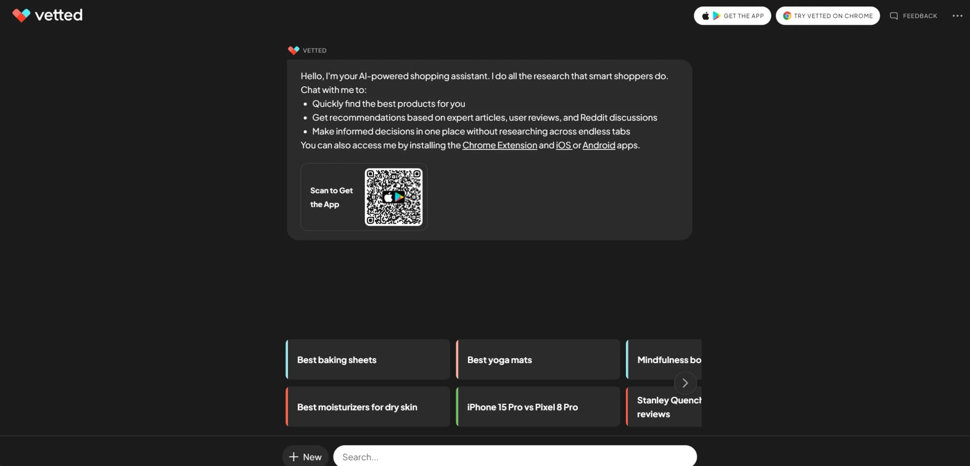 Vetted screenshot