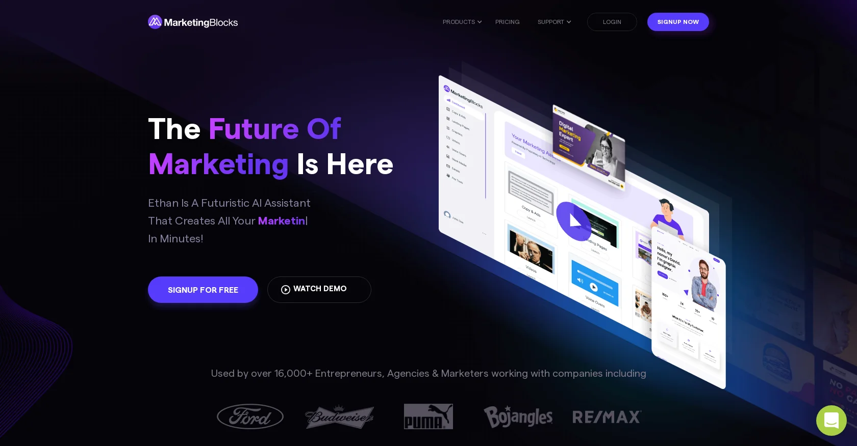 MarketingBlocks screenshot