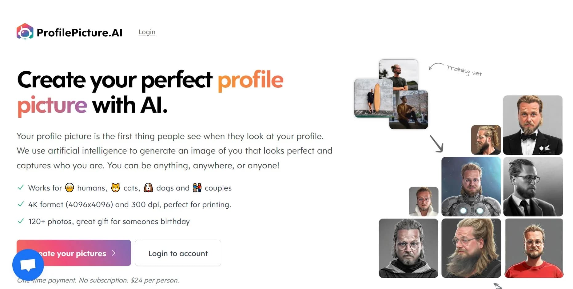Profile Picture AI screenshot