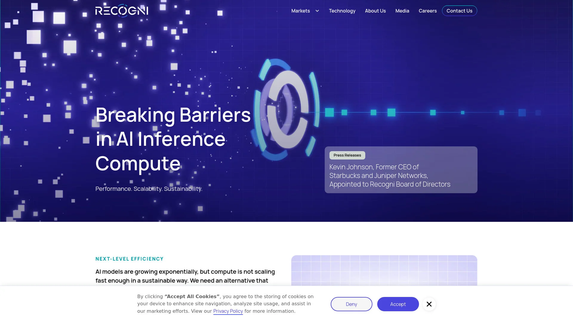 Recogni screenshot