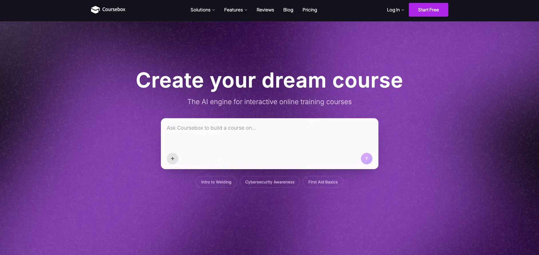 Coursebox screenshot