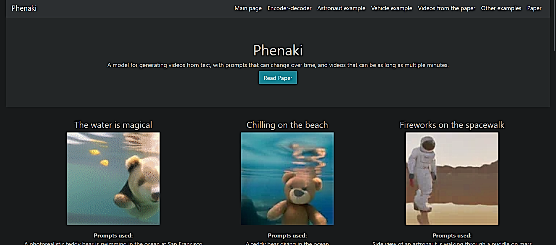 Phenaki featured