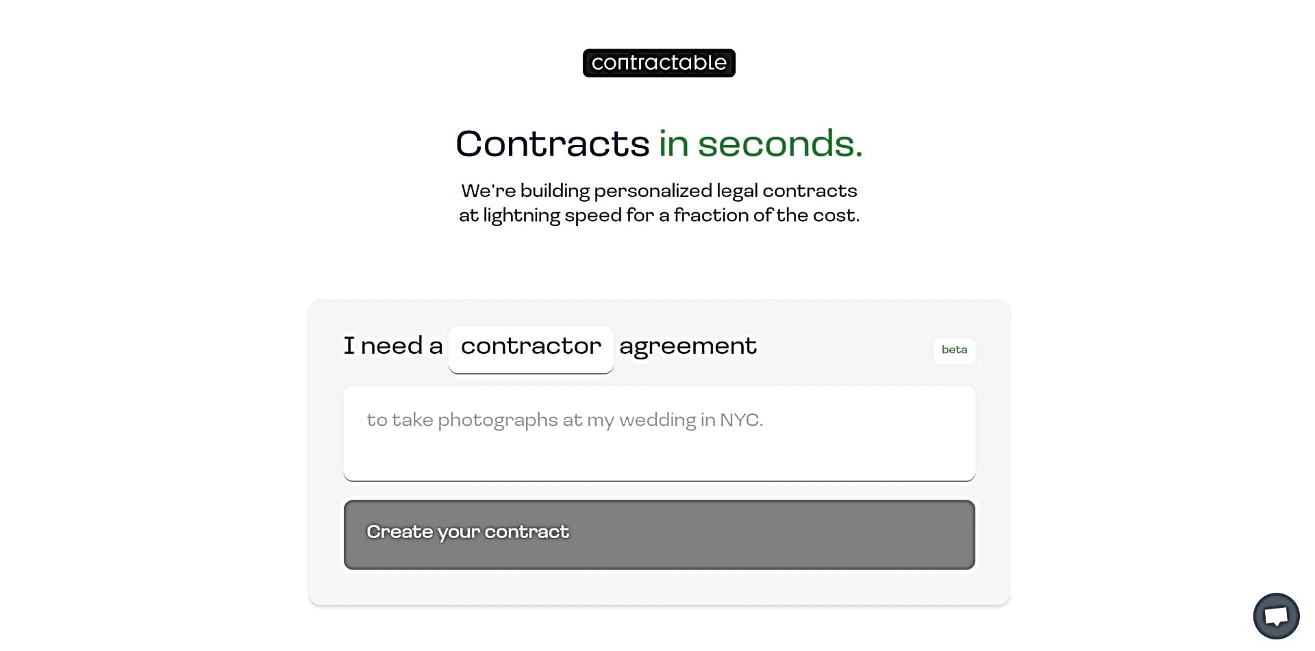 Contractable featured