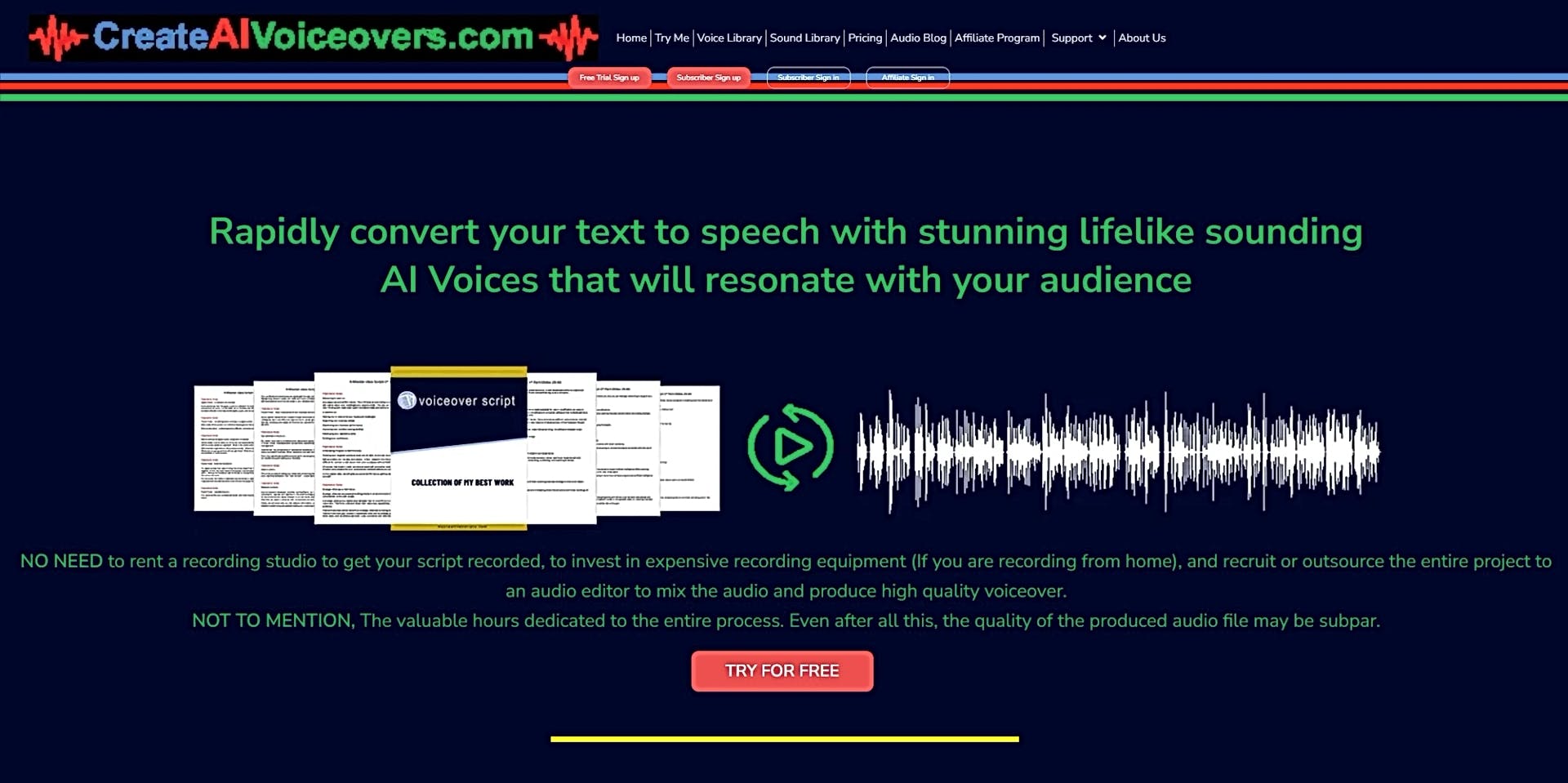 Create AI Voiceovers featured