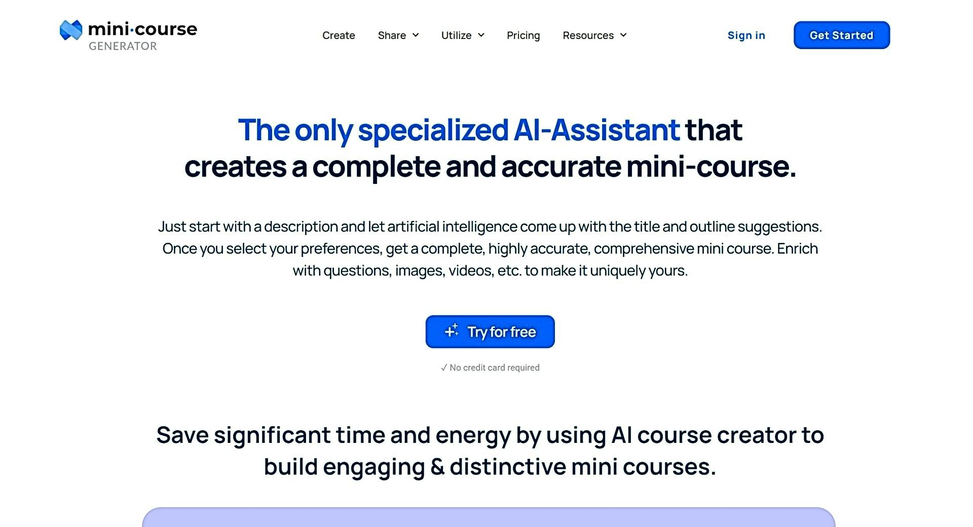 Mini.Course featured