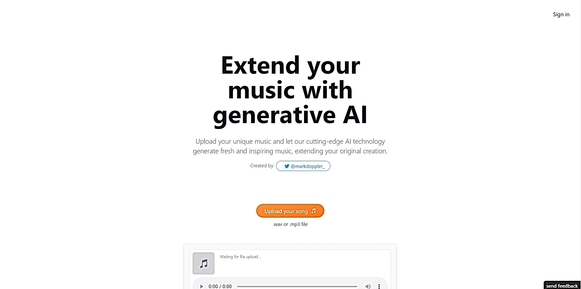 ExtendMusic.AI featured