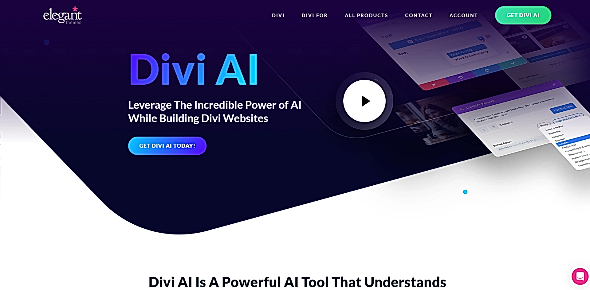 Divi AI featured