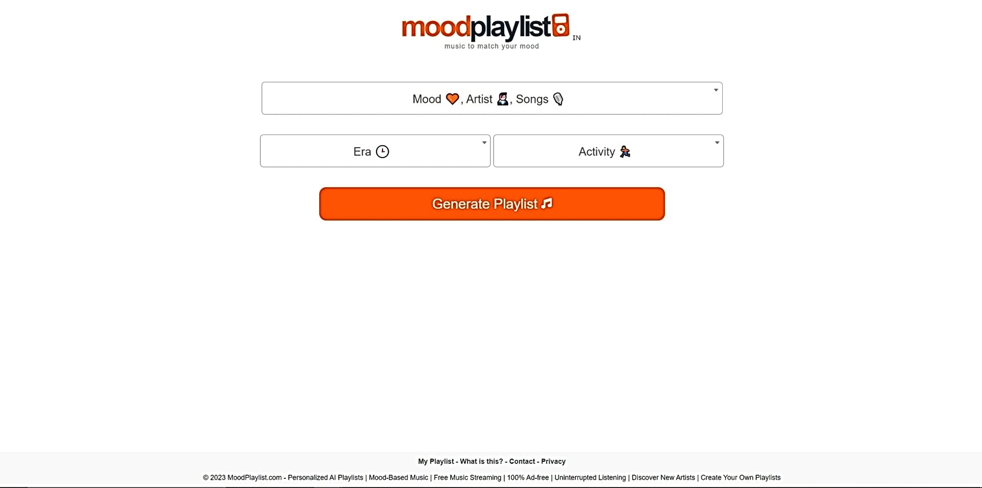 Moodplaylist.com featured
