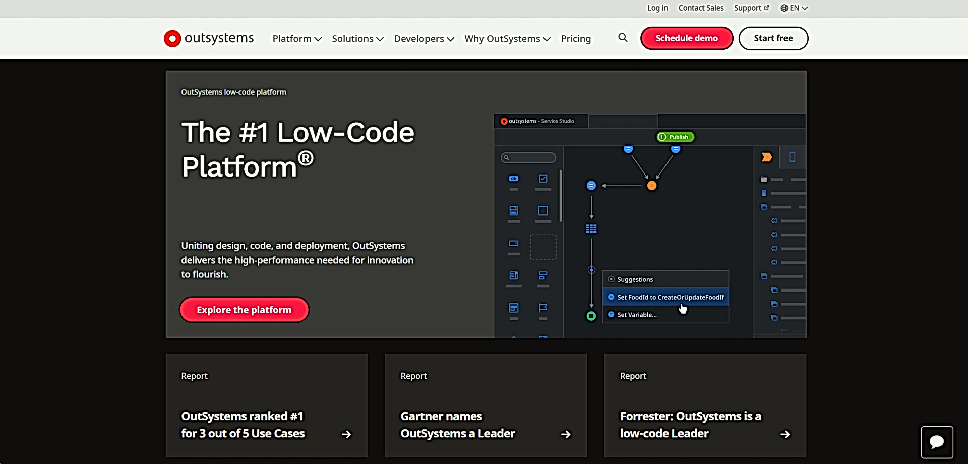 OutSystems featured