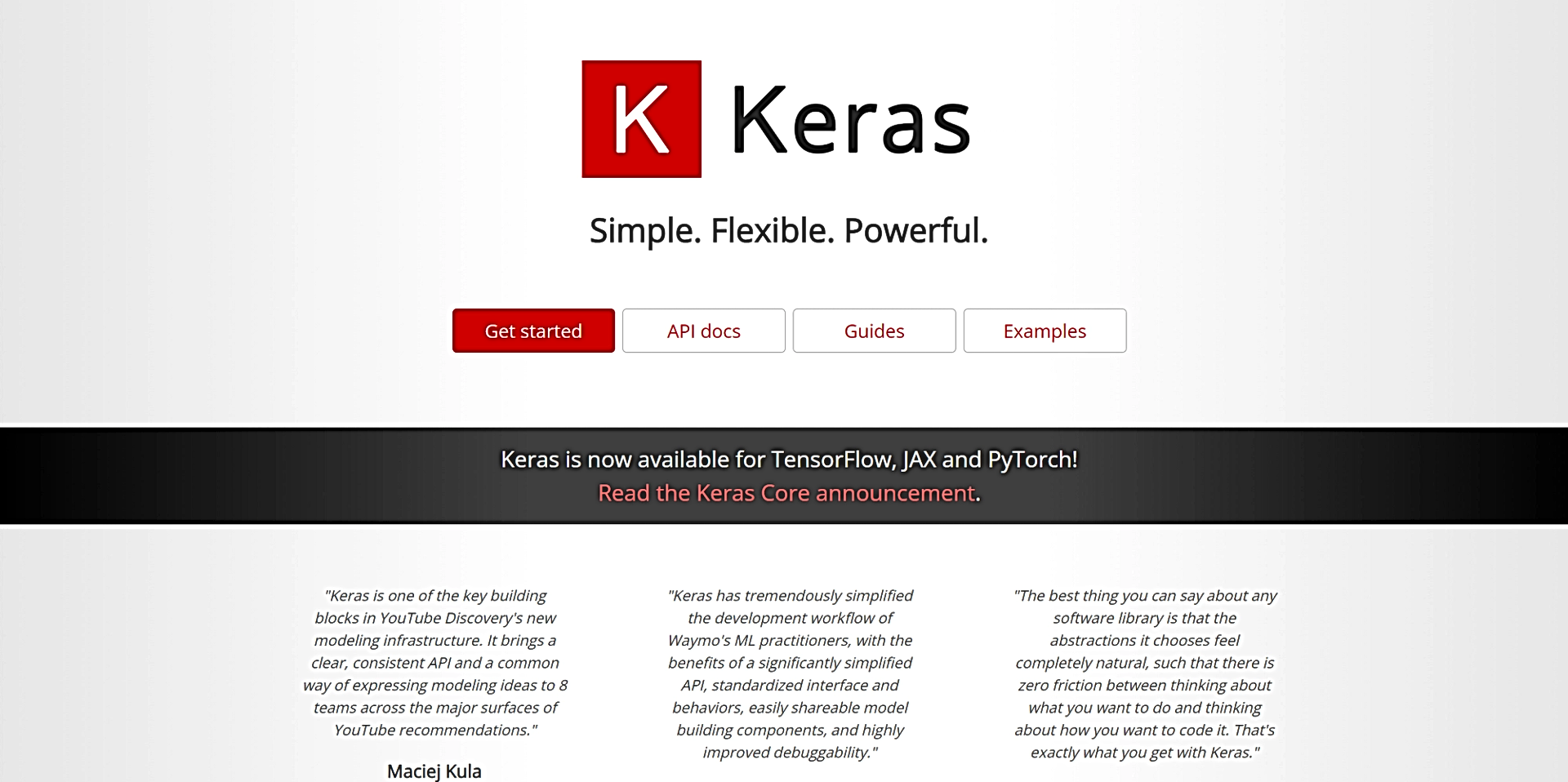 Keras featured