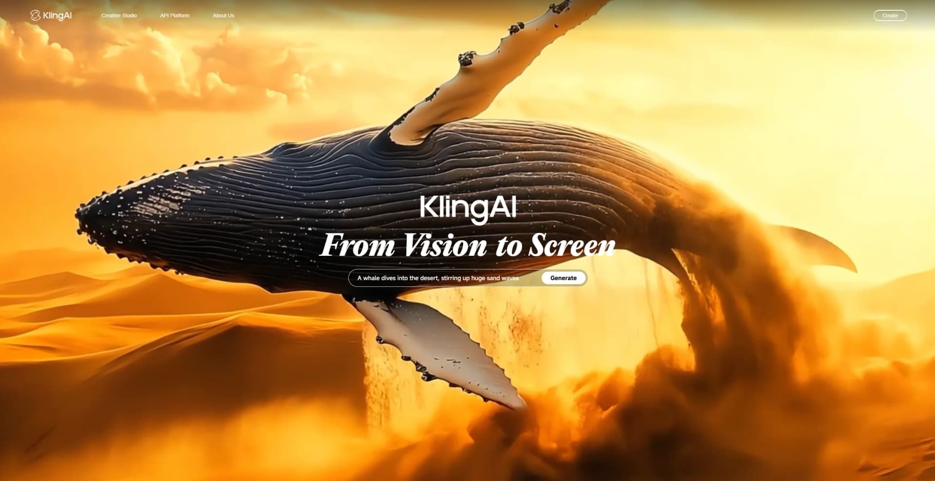KLING AI screenshot