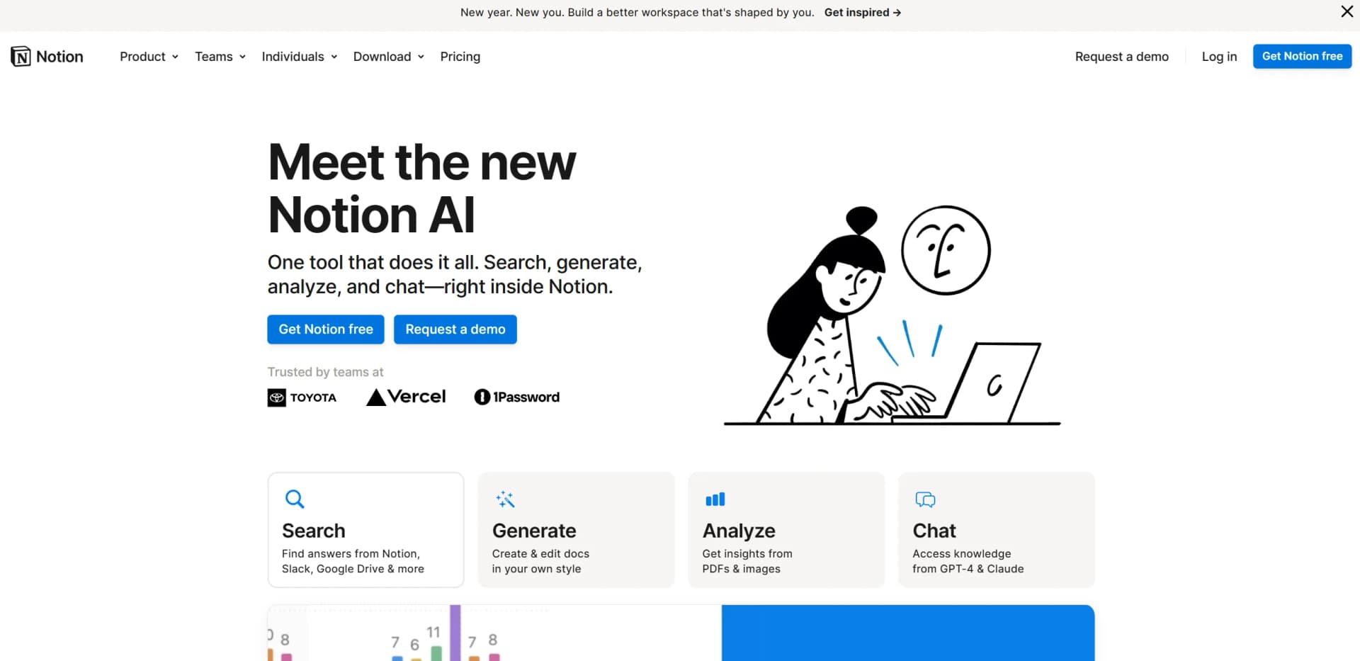 Notion AI screenshot