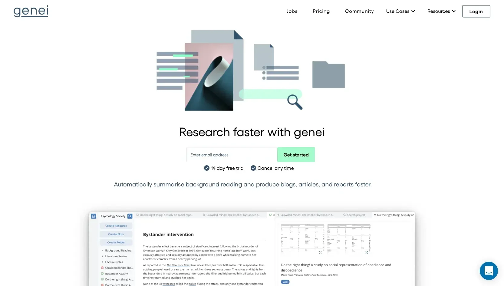 Genei screenshot