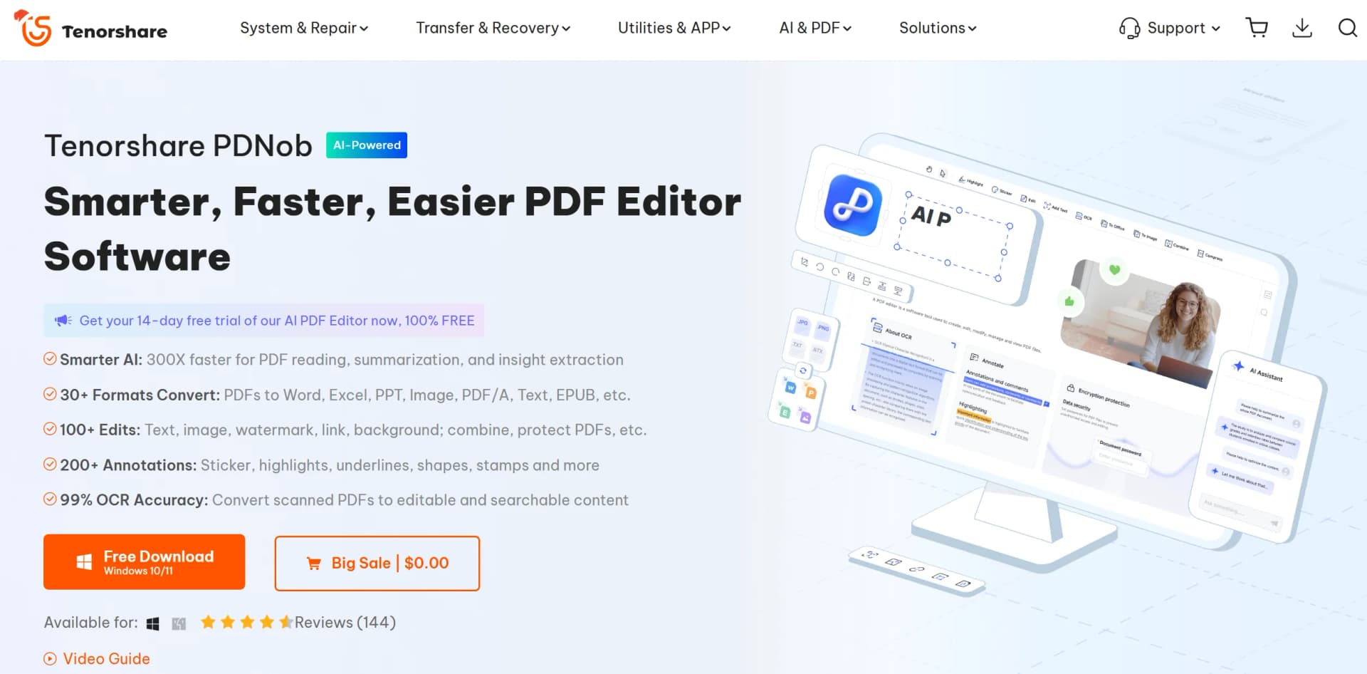 PDNob PDF Editor screenshot