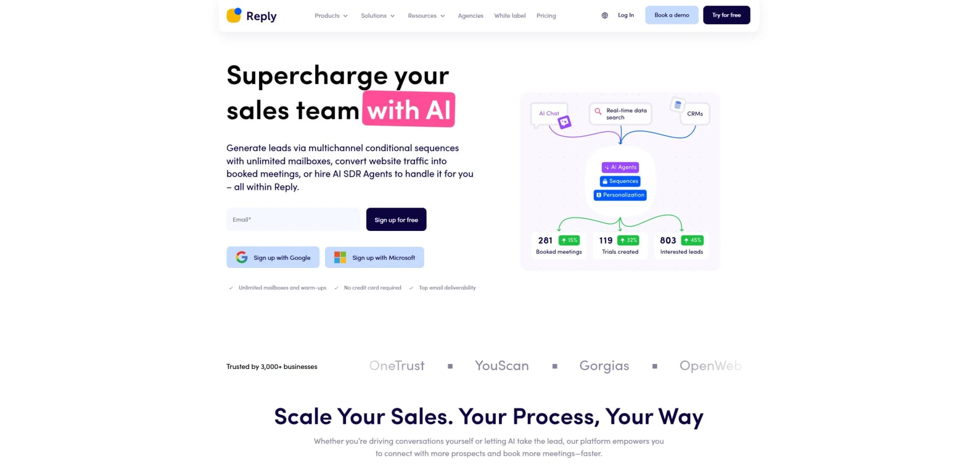 Reply.io screenshot