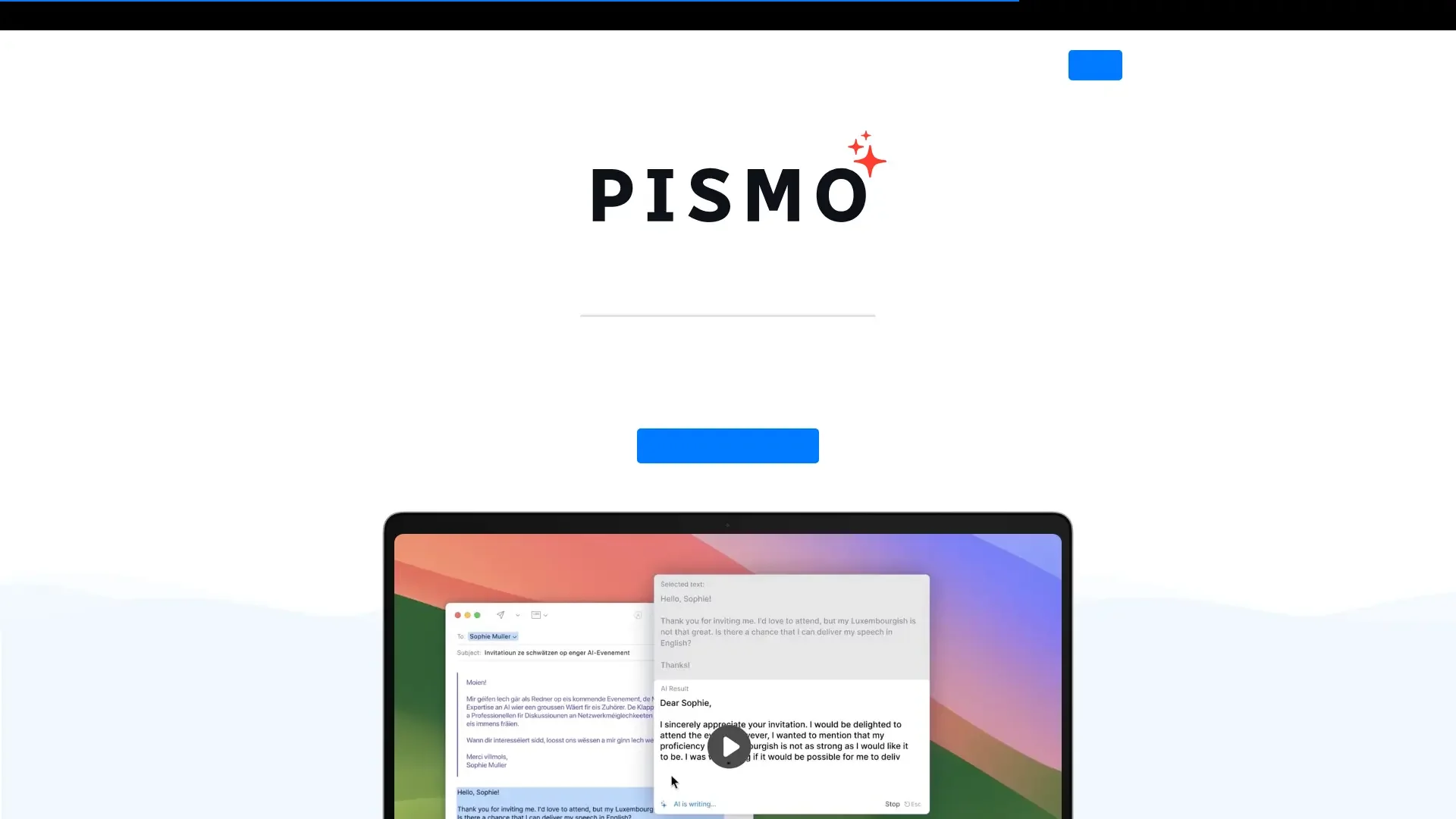 Pismo screenshot