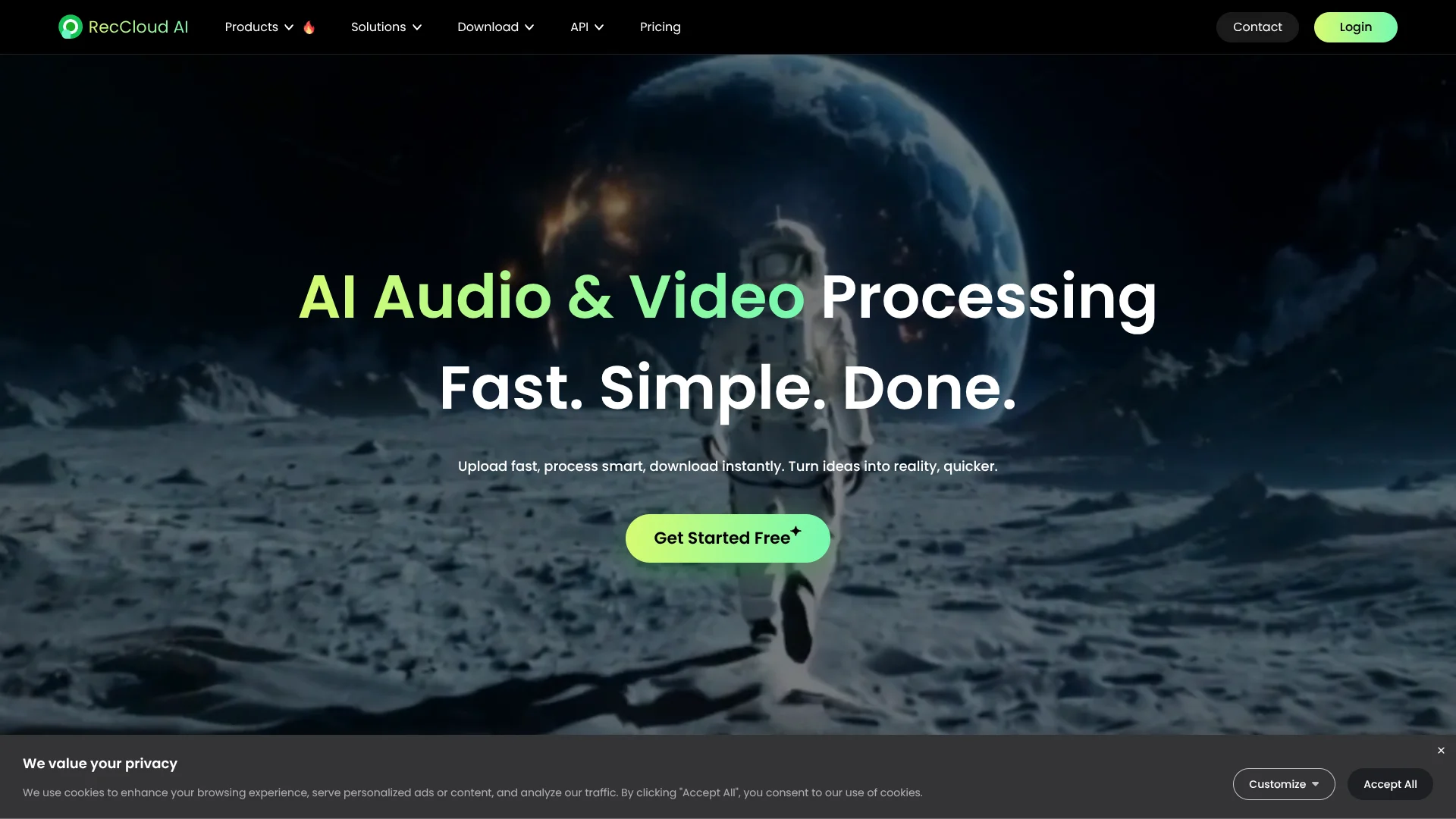 RecCloud screenshot