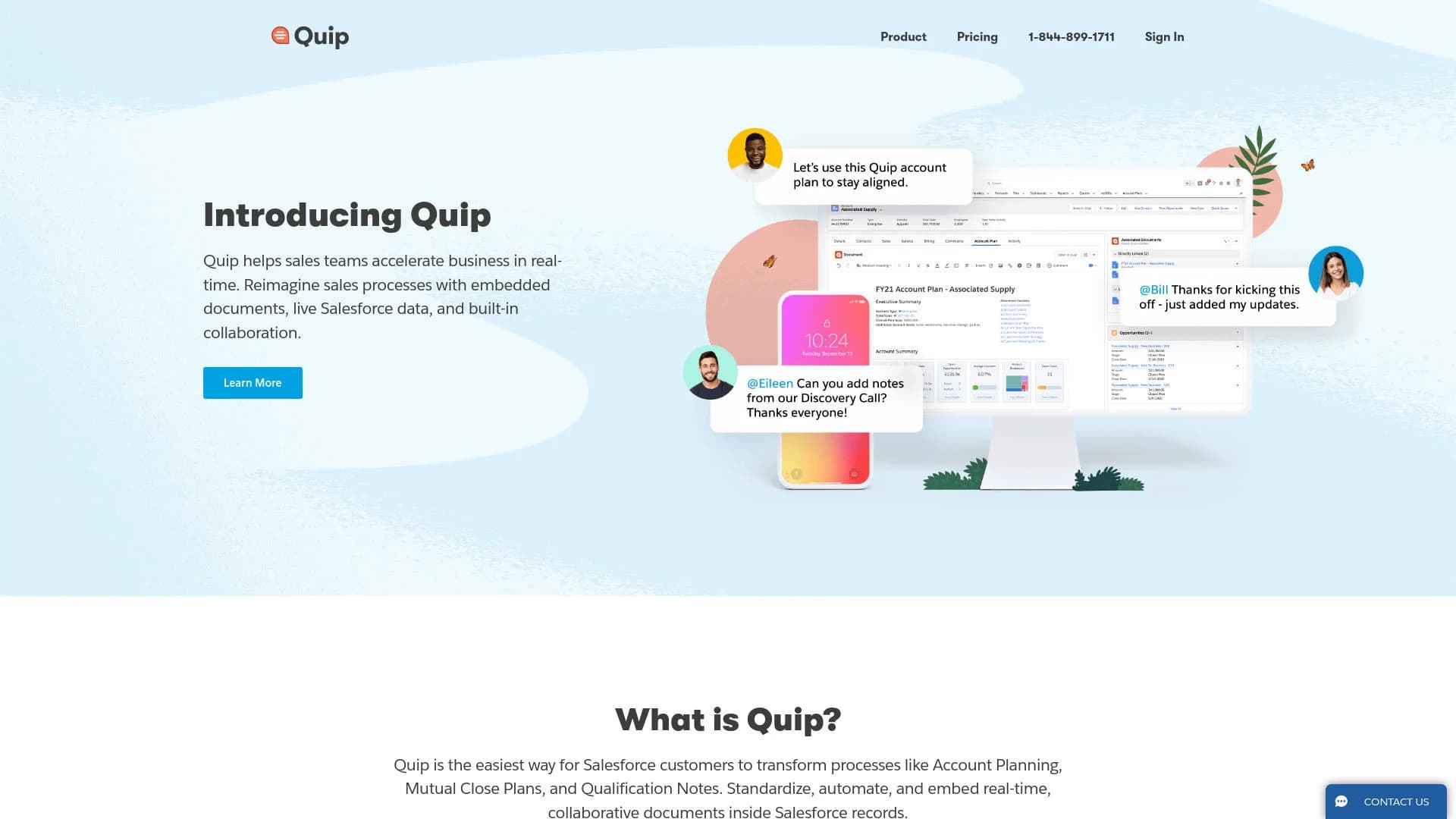 Quip screenshot