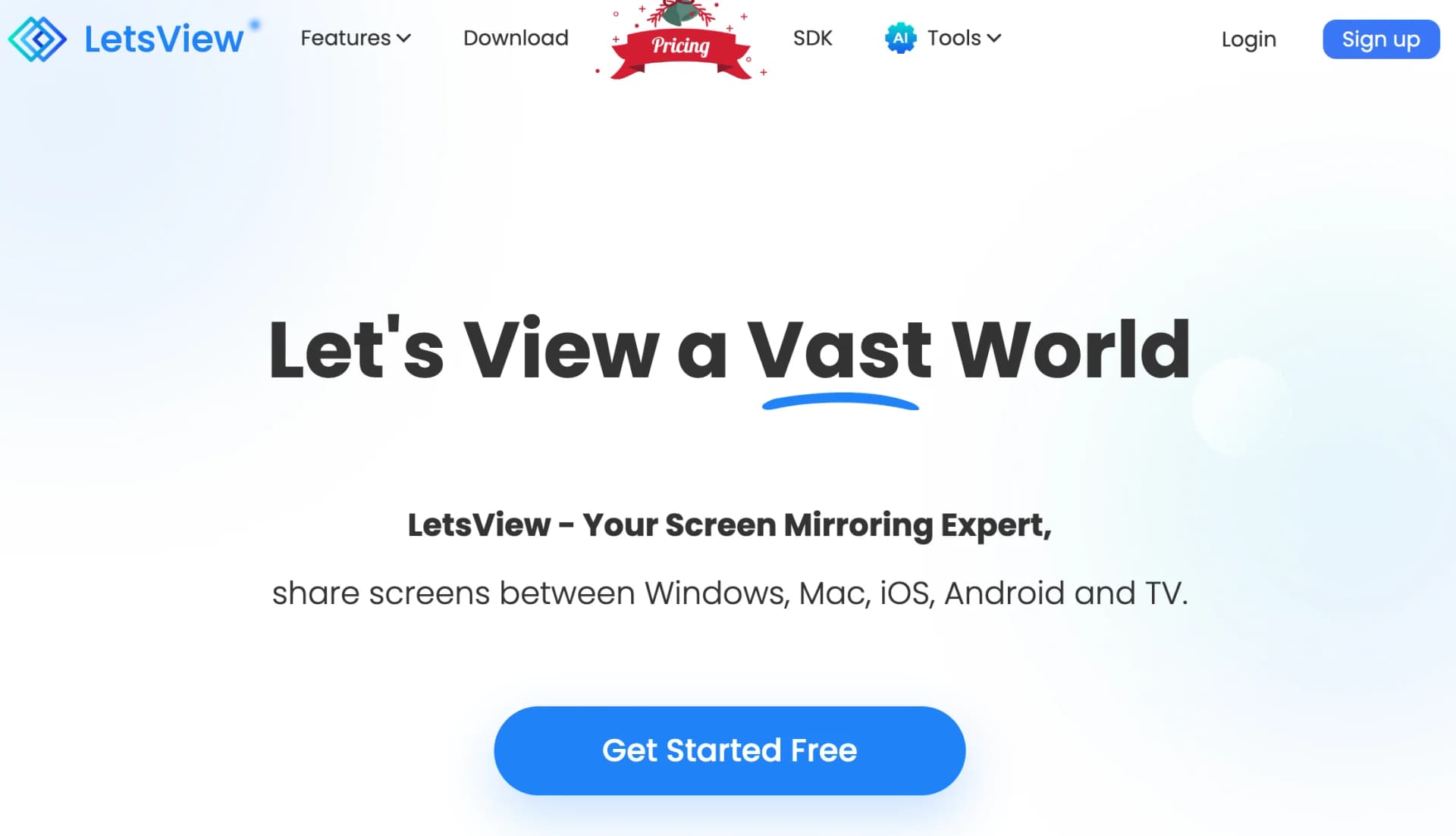 LetsView Chat screenshot