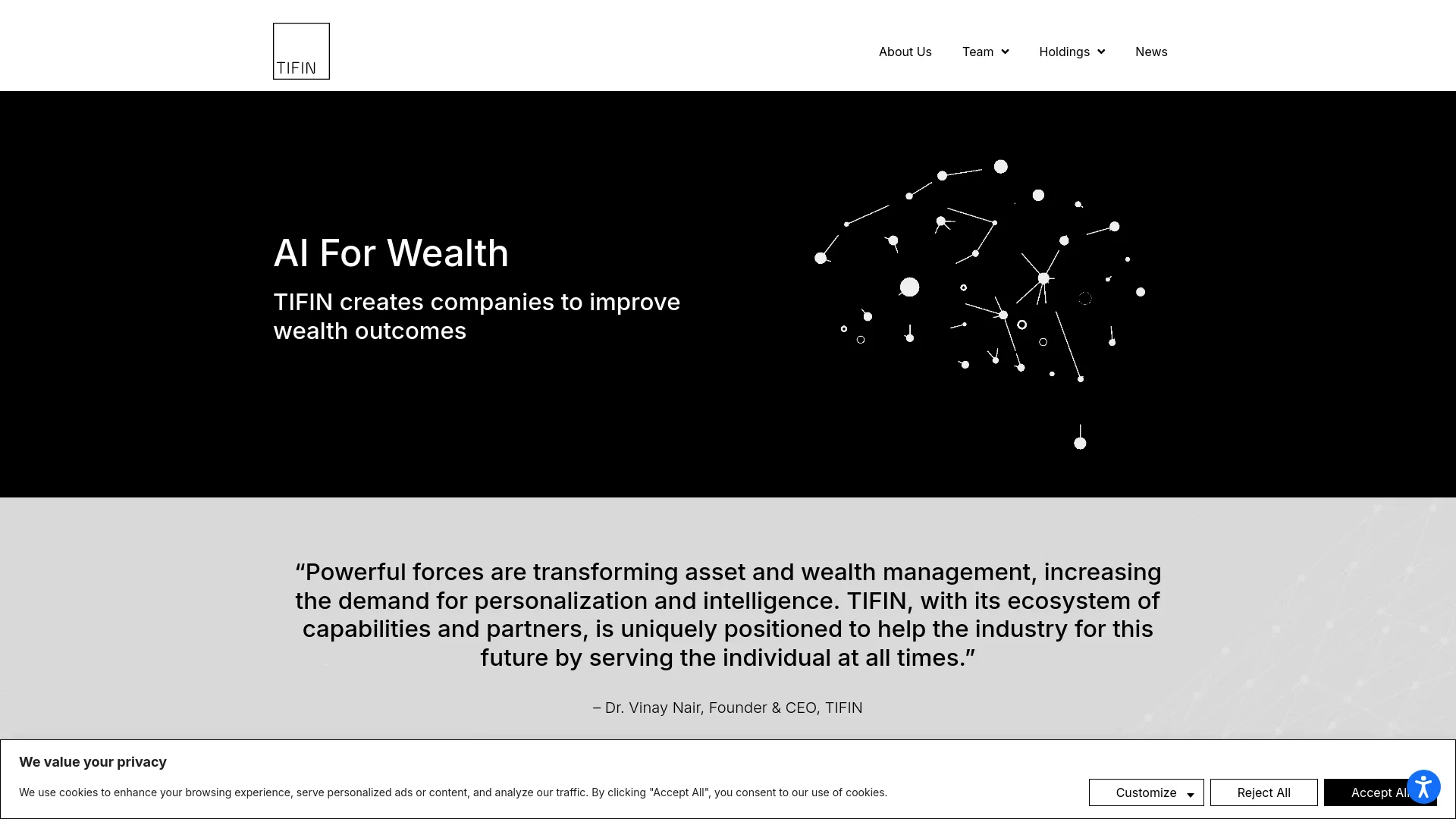 TIFIN screenshot
