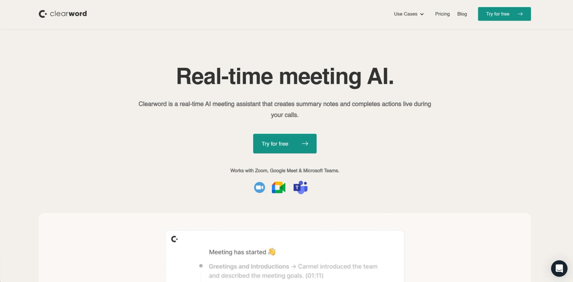 Clearword screenshot