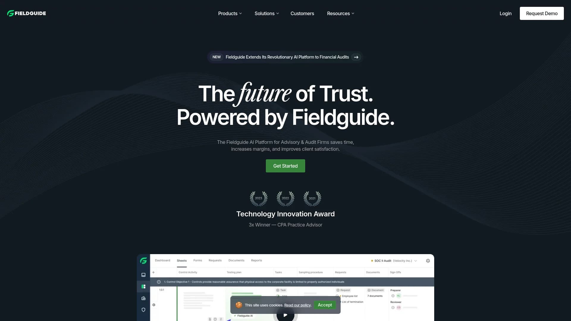 Fieldguide screenshot