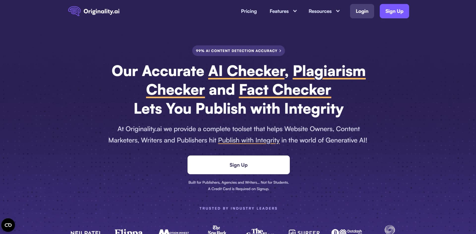 Originality.AI screenshot