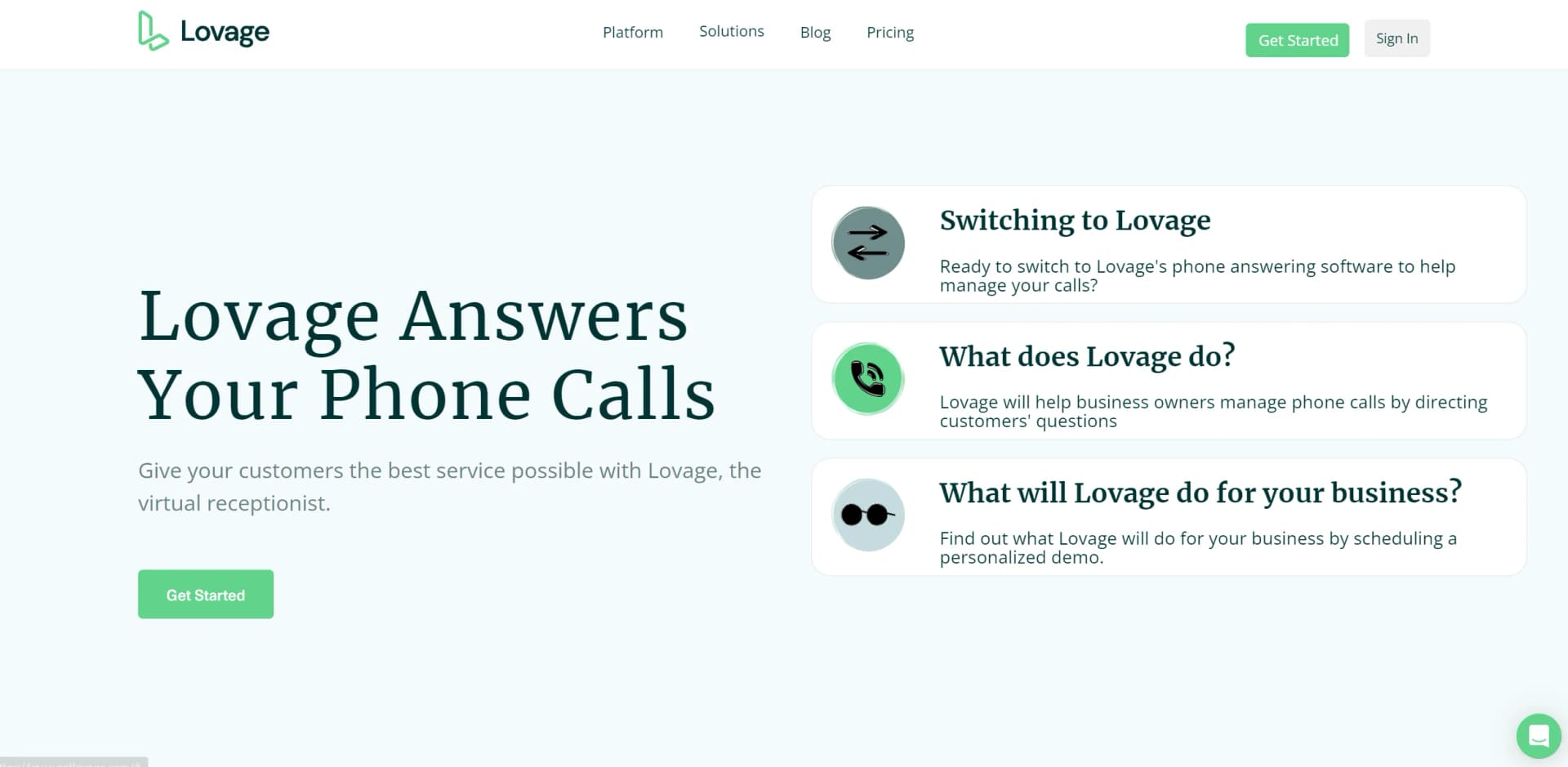 Lovage screenshot